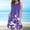 Navy, variant on Bnwani Summer Dresses for Women,Women Dresses,Crew Neck,Sleeveless,Relaxed Fit,Printed,Blue,M