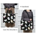 thumbnail image 6 of FORMRS 16" Laptop Bag Carrying Sleeve Case with Handle Travel Shoulder Briefcase, White Halloween Ghost, 6 of 8