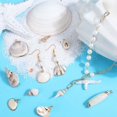 thumbnail image 3 of Charm SUNNYCLUE, 20 unidades, conchas marinas a granel, oro blanco natural, para bricolaje, 3 of 6