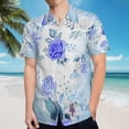 thumbnail image 5 of High Quality Hawaiian Shirts for Men Short Sleeve Aloha Beach Shirt Floral Summer Casual Button Down Shirts Blouses 7TDWBZ, 5 of 7