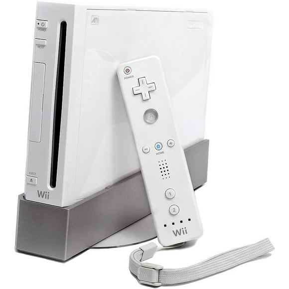Nintendo Wii (White) Console Bundle with 3 Remotes