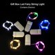 thumbnail image 2 of Cadena de lámpara Luces de hadas LED Lámpara de hilo de alambre de cobre plateado con caja de batería para caja de regalo Centro de mesa de boda Fiesta Decoración de mesa de Navidad Andoer Cadena de lámpara, 2 of 7