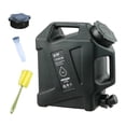 thumbnail image 4 of Contenedor de agua con grifo y asa, grande, con tapa de repuesto, cubo de agua Negro, 4 of 9