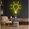 thumbnail image 3 of Handmadetneonsign Light bulb Led Sign, Light bulb Neon Sign, Wall Decor, Light Neon Sign, Custom, 3 of 5
