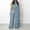 Light Blue, variant on Wide Leg Pants Woman,Women Casual One-Piece Wide Leg Jumpsuits Solid Rompers Loose Summer formal Jumpsuit