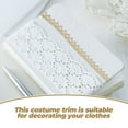 thumbnail image 2 of 2 Rolls of Decorative Clothes Trim Multi-function Trim Ribbon Delicate Craft Trim Clothes Accessory, 2 of 5