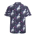 thumbnail image 3 of High Quality Hawaiian Shirts for Men Short Sleeve Aloha Beach Shirt Floral Summer Casual Button Down Shirts Blouses V89RNN, 3 of 7