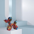 thumbnail image 4 of Adorno artístico y divertido con forma de perro con globos de colores vivos: decoración llamativa y divertida para el hogar y la oficina (rosa), 4 of 5
