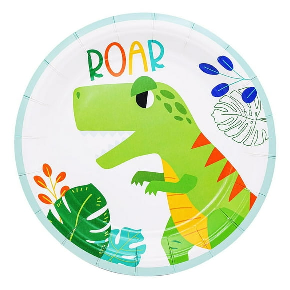 DINO 7IN PLATES, 7IN PLATES