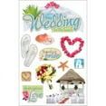 thumbnail image 2 of Paper House 3D Stickers 4.5"x8.5"-Beach Wedding, 2 of 2