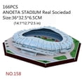 thumbnail image 3 of 3D Puzzle Model Football Soccer Field Model Souvenirs Paper Jigsaw Model Gift For Fans, 3 of 5