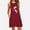 Wine, variant on Pitauce Nightgowns for Women Long Loungewear Heart Printed V-Neck Sleeveless Nightgown Loose Ultra-Soft Sleepwear with Pocket