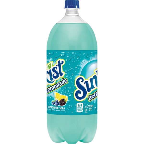 Sunkist Berry Lemonade Soda, 2 Liter Bottles, 6 Pack
