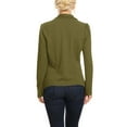 thumbnail image 4 of Moa Collection Women's Office Blazer Casual Long Sleeve Solid Open Front Design S-3XL, 4 of 5