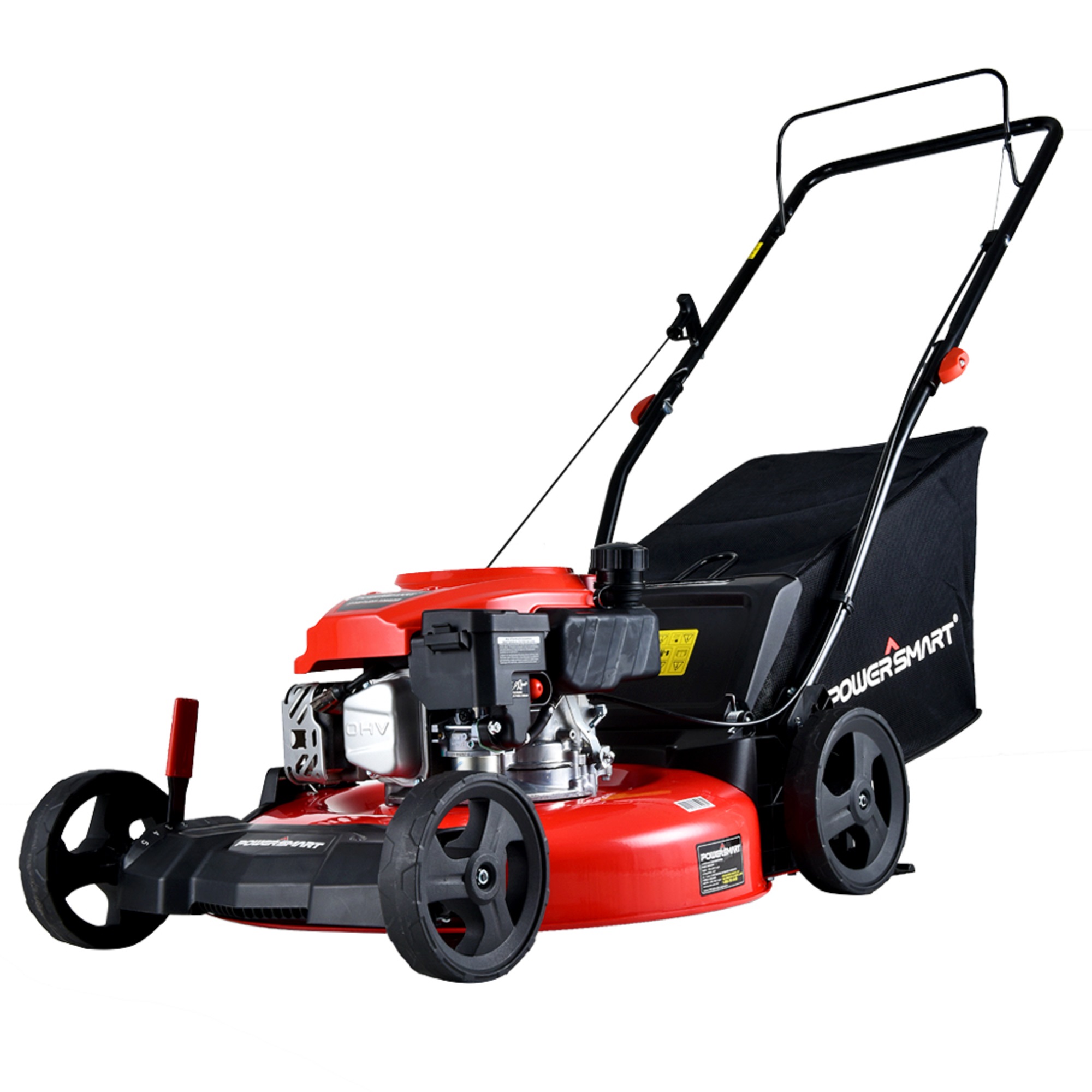 PowerSmart DB2194PR 21" 3-in-1 Gas Push Lawn Mower 170cc with Steel Deck - image 2 of 9