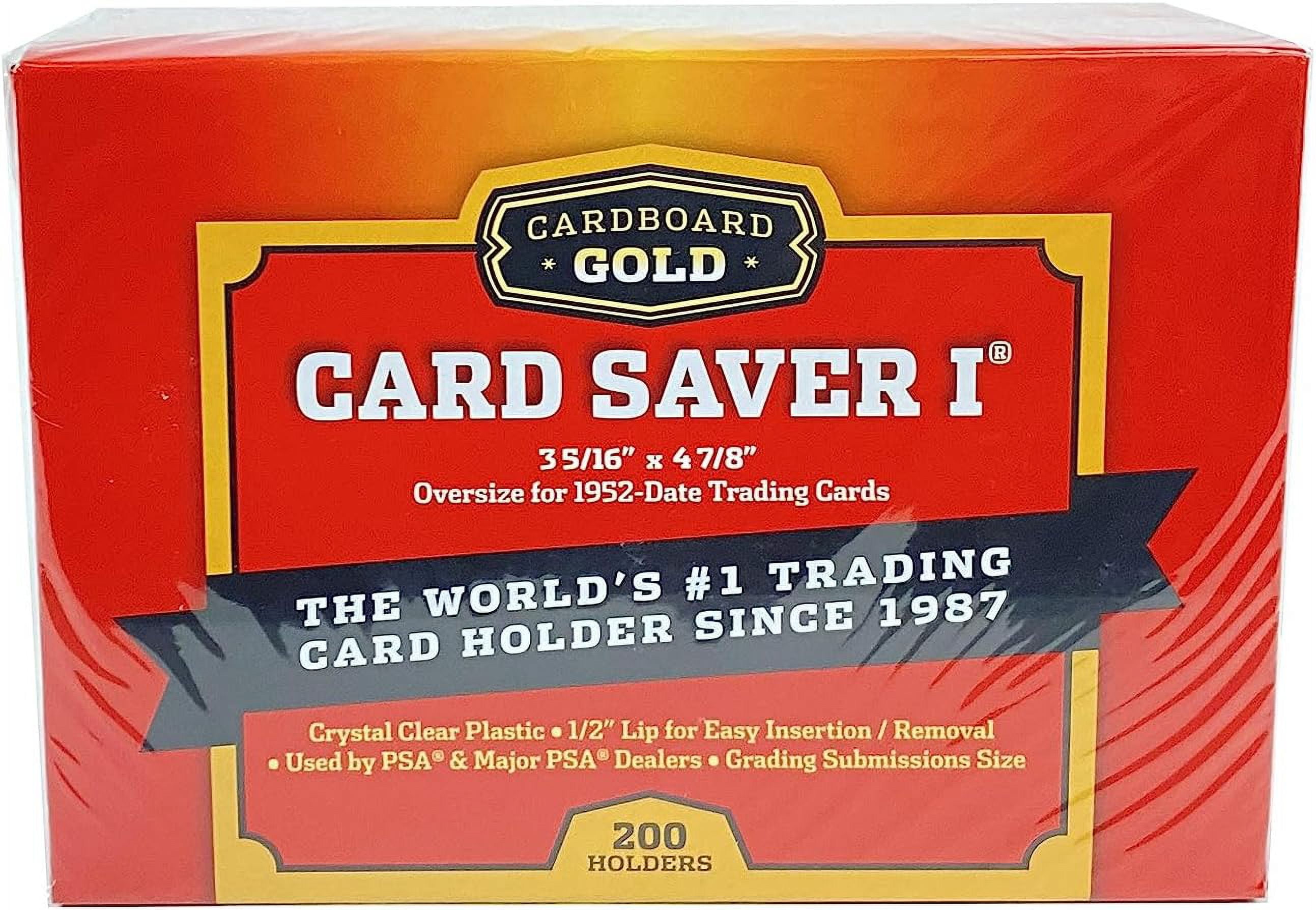 CBG Card Saver 1 - 200 Large Semi Rigid Trading Collector
