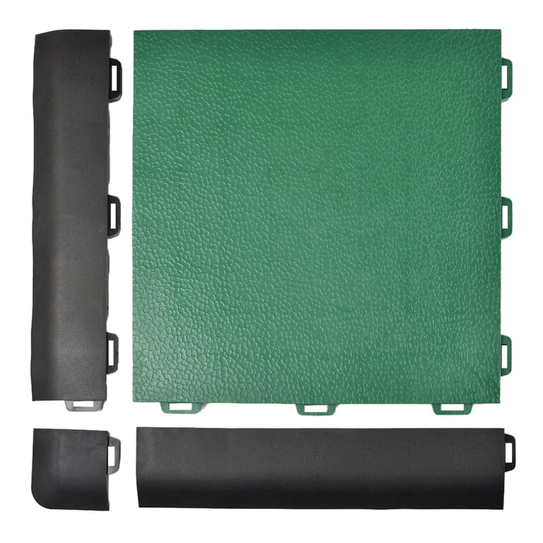 Click Tile Corner Border Greatmats Click Floor Tile Ramp (4-Pack ...