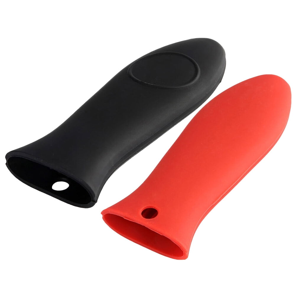 2 Pcs Heat Insulation Silicone Pan Handle Cover AntiScald Resistance