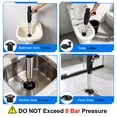 thumbnail image 3 of FOUKUS Electric Heavy Duty Toilet Plunger: Power Plunger Air Plunger, Visible Pressure Control Drain Unclogger Tool, Splash-Free High Pressure Toilet Plunger for Bathroom Sink Pipe Clog Remover, 3 of 6