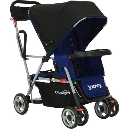Joovy Caboose Ultralight Sit and Stand Tandem Stroller, Blueberry