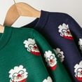 thumbnail image 3 of SILVERCELL Toddler Boy Girls Knitted Funny Snowman Xmas Pullover Knit Sweater Winter Clothes 1-6T, 3 of 6