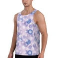 thumbnail image 2 of Lsque Winter With Snowflakes Pattern Mens Tank Tops Muscle Athletic Quick Dry Sleeveless Workout Fitness T Shirts Beach Tank Top, Loose-fit Sleeveless Shirt for Men-XX-Large, 2 of 7