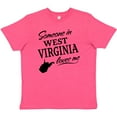 thumbnail image 3 of Inktastic Someone in West Virginia Loves Me Youth T-Shirt, 3 of 5