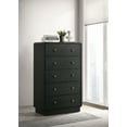 thumbnail image 2 of Cavelle 5-drawer Chest of Drawers Black, 2 of 13