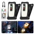 thumbnail image 2 of Clip on Solar Motion Lights Outdoor Waterproof with 800LM, 3 Color Temperature, USB & Remote Control, 2 Pack Solar Light, 2 of 5