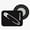 Black, variant on BibBits Magnetic Race Bib Holders (Safety Pin Design) - Red