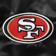 thumbnail image 3 of Men's Starter Black San Francisco 49ers Locker Room Satin Varsity Full-Snap Jacket, 3 of 4