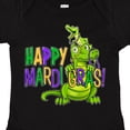 thumbnail image 4 of Inktastic Happy Mardi Gras Big and Little Alligators with Beads Boys or Girls Baby Bodysuit, 4 of 5