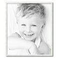 thumbnail image 2 of ArtToFrames 26" x 30" White Stain Picture Frame, 26x30 inch White Wood Poster Frame (WOM-4110),  Pack, 2 of 8