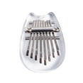 thumbnail image 2 of 8 Key Mini Kalimba Thumb Piano, Portable Finger Piano Musical Instrument with Lanyard, Handheld Percussion for Beginners and Music Lovers B#071 E, 2 of 8