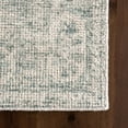 thumbnail image 4 of Rugs USA x Padma Lakshmi Istanbul Hand-Tufted Ornate Border Wool-Blend Rug, 4' x 6', Istanbul Teal, 4 of 7