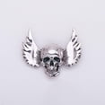 thumbnail image 3 of Vintage Punk Style Angle Wing Skull Broche Pin Halloween Joyería Sunnimix Broche del cráneo, 3 of 7