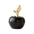 thumbnail image 3 of kowaku Apples Statue Ceramic Apples Figurine Crafts Collectible Desktop Ornament Fruit Sculpture for Office Entryway Home Dining Room Small, 3 of 9