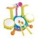 thumbnail image 1 of Juego de tambores para niños, juguete de aprendizaje para bebés, instrumento Musical de desarrollo, juguete Musical para bebés de 6, 12 y 18 meses azul, 1 of 9