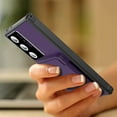 thumbnail image 2 of JTCASES for Samsung Galaxy S24 Ultra Case, Back Card Holders [Up to 2] Rugged Shockproof Hard Non-slipping Drop Resistant Slim Fit Shell for Samsung S24 Ultra(6.8" 2024), Purple, 2 of 6
