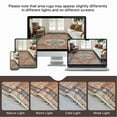 thumbnail image 5 of KUETH 5'x7' Area Rugs for Living Room, Non Slip Machine Washable Vintage Indoor Rug, Low Pile Print Rug for Bedroom Dining Room Home Office, 5 of 7