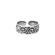 Wide Band 925 Sterling Silver Toe Ring