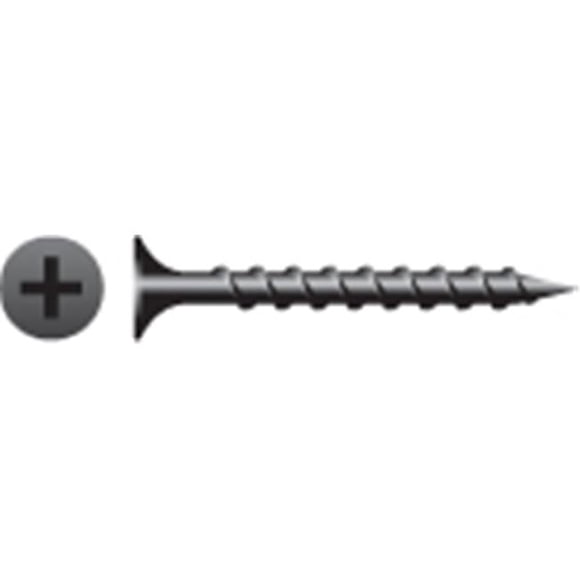 7 x 2 in. Phillips Bugle Head Screws Coarse Thread Phosphate Coated Box of 3 500