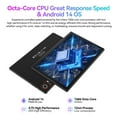 thumbnail image 5 of Android 14 tablet 10.1 inch,8GB RAM 128GB ROM,Unisoc T606 CPU,7000mAh 1920*1200 IPS HD Touchscreen,5G WiFi,Bluetooth,5+13MP Camera,GPS(Black), 5 of 10