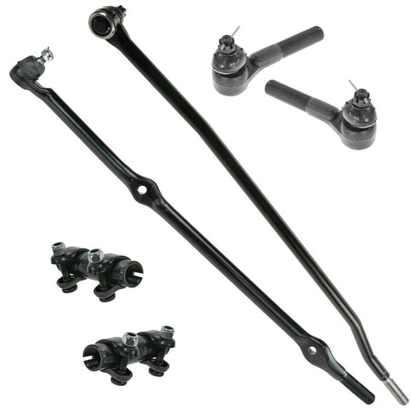 TRQ Front Tie Rod End Drag Link Sleeve Steering Kit for Jeep Grand Cherokee V8 PSA55035