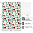 thumbnail image 2 of 2 Pcs Pioneer Flower Floral Print Pattern Kitchen Towels, Funny Microfiber Dish Towel Set, 18" X 26" Tea Towels, 2 of 6