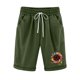 thumbnail image 5 of Mujeres Pantalones Cortos Casual Estampado Elástico de la Cintura Medio Pantalones Cortos, Casual con Bolsillos para el Uso Diario, 5 of 6