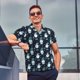 thumbnail image 4 of Fotbe Christmas Gnome blue Camiseta Polo de Golf para Hombre con Estampado – Camisa Deportiva Transpirable con Cuello Abotonado-Large, 4 of 6