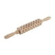 thumbnail image 4 of Rodillo de madera en relieve para decoración de cocina, herramienta de cocina DIY, sellos para galletas, rodillo Copo de nieve, 4 of 9