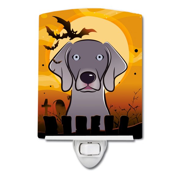 Halloween Weimaraner Ceramic Night Light