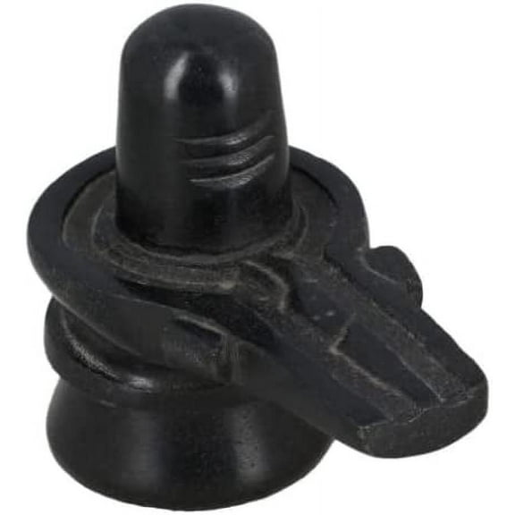 Shivling (Approx. 6 Inches) Black Marble Stone Shivalingam